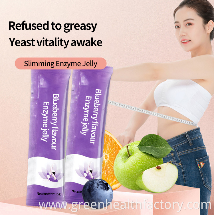 OEM private label Nutritional Weight Loss Slimming Enzyme Jelly Custom Flavour Body Slim Enzyme Jelly